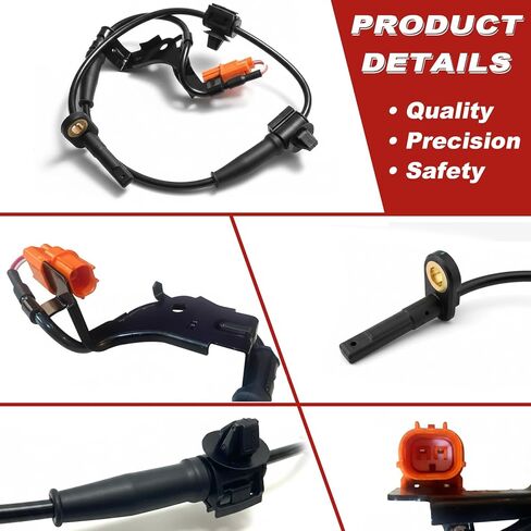 ABS Wheel Speed Sensor 1Pc: Front Right Compatible with Honda 2003-2011 Element L4 2.4L in Saudi Arabia