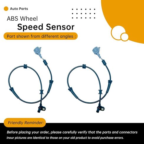 2PCS Front Left and Right ABS Wheel Speed Sensor Compatible with Nissan Titan 2008-2011, Armada 2008-2012, Infiniti QX56 2008-2010 – Replaces D7910-ZR00B, D7910-ZR00A in Saudi Arabia