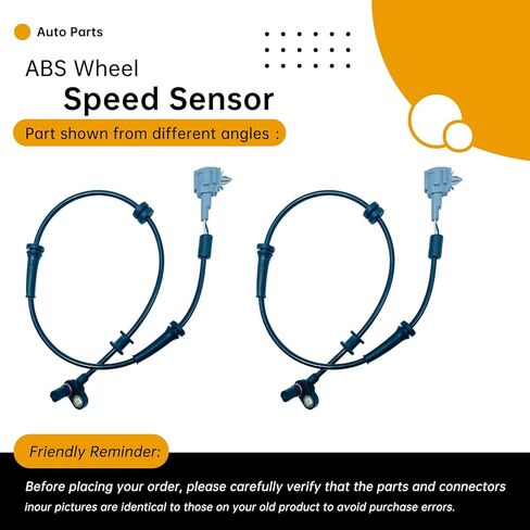 2PCS Front Left and Right ABS Wheel Speed Sensor Compatible with Nissan Titan 2008-2011, Armada 2008-2012, Infiniti QX56 2008-2010 – Replaces D7910-ZR00B, D7910-ZR00A in Saudi Arabia