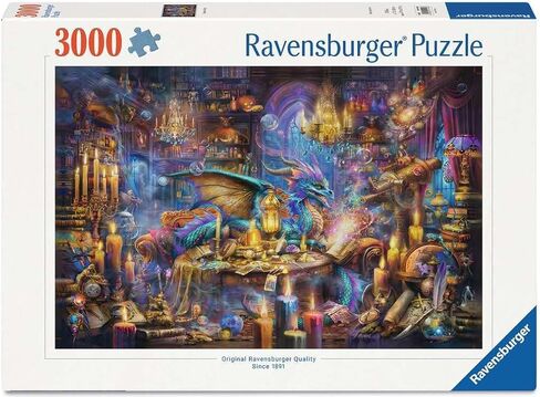 Ravensburger Dragon's Library 3000 Piece Puzzle for Adults in Kuwait