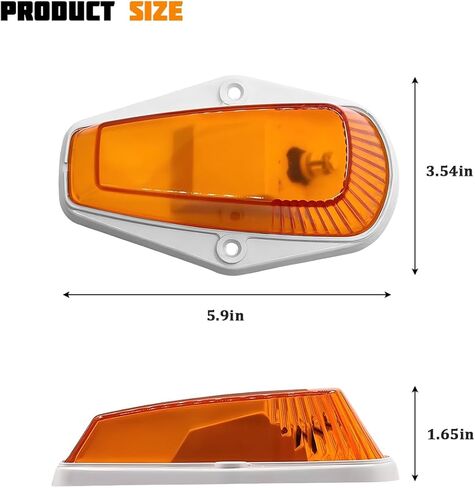 5PCS Truck LED Cab Marker Light, 12V Front Top Roof Running Lamp Assembly, Bright Top Clearance Signal Running Light, Compatible with F150 F250 F350 Super Duty Pickup Trucks in Kuwait