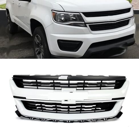 MIC Front Grille Grill Compatible with Colorado 2015-2020 (Silver Ice Metallic) in Saudi Arabia