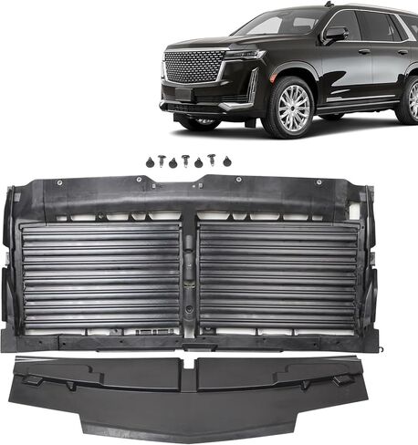 JOLONG Front Active Radiator Shutter Grille w/o Motor For 2021-2023 Cadillac Escalade Replacement for 87864515 in Saudi Arabia