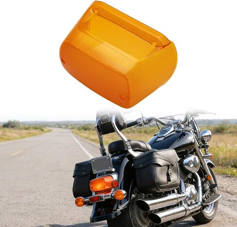Red Tail Light Lens Cover Only for 01-05 Suzuki VL800 Intruder Volusia, 98-04 VL1500 Intruder, 05-09 Boulevard C90 C90T, 05-10 C50 C80 motorcycle Replacement Brake Light Lens in Kuwait