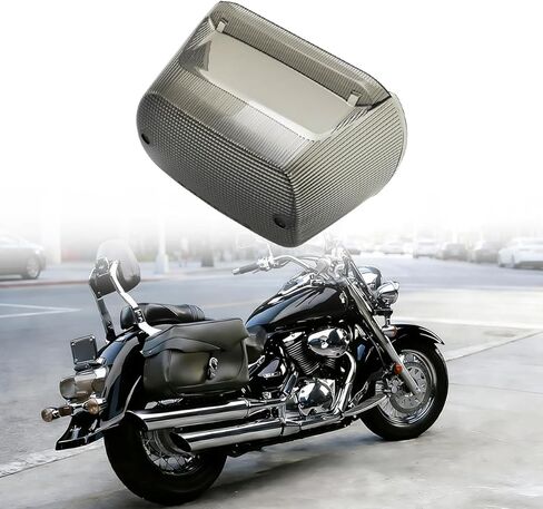 Red Tail Light Lens Cover Only for 01-05 Suzuki VL800 Intruder Volusia, 98-04 VL1500 Intruder, 05-09 Boulevard C90 C90T, 05-10 C50 C80 motorcycle Replacement Brake Light Lens in Kuwait