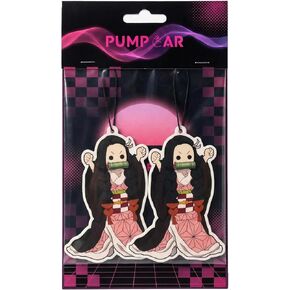 PumpCar 2 pieces double-sided Nezuko Japanese hanging Cherry-Scented car air Freshener Anime Cool for rearview mirror Car Interior Accessories Household Gifts in Saudi Arabia