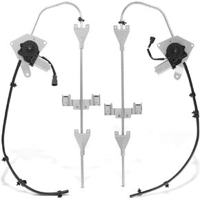 A-Premium Electric Power Window Regulator with Motor Compatible with Freightliner M2, Driver and Passenger Side, 2-PC Set in Kuwait