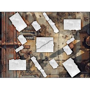 40K 11th Edition Neoprene Terrain Area Footprints – Industrial in Kuwait