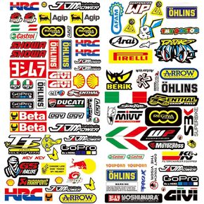 3 Racing Stickers Sponsor for Motorcycles Bike Weatherproof Vinyl Motocross Stickers Suitable for Motorcycles,Cars,Racing Vehicles,Helmets,etc in Saudi Arabia