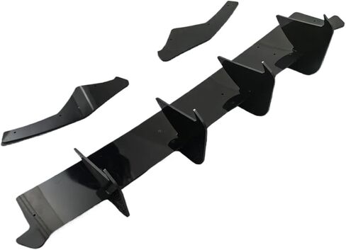 Compatible for VW Golf 8 MK8 GTI 2020-2024 Rear Bumper Diffuser Splitters Spoiler Lip Maxton Gloss Black Body Kit in Saudi Arabia