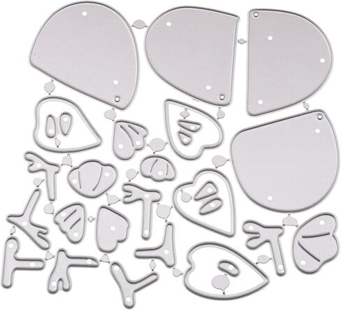 XGNG Chicken Metal Die Cuts Carbon Steel Cut Stencils DIY Suitable for Card/Scrapbook Making Gift Decoration Ornamental Embellishment in Kuwait