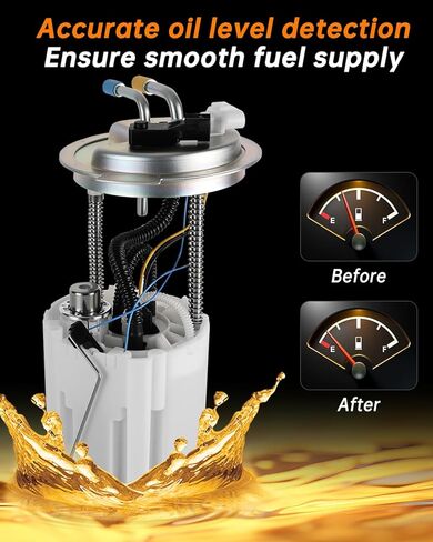 مجموعة وحدة مضخة الوقود الكهربائية OKLPF متوافقة مع 2008 2009 2010 2011 2012 2013 2014 Chevy Tahoe 2008-2014 GMC Yukon V8 5.3L 6.2L، 2009-2014 Cadillac 6.2L V8، استبدال E3768M SP6107M in Kuwait