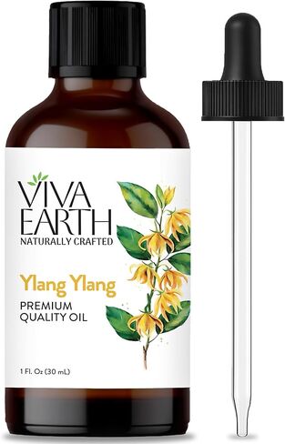Ylang Ylang Essential Oil – Premium Quality Ylang Ylang Oil for Diffusers, Aromatherapy, Massage, DIY Aromatic Blends, Soap & Candle Making – with Dropper, 1 Fl Oz in Saudi Arabia
