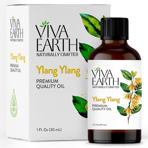 Ylang Ylang Essential Oil – Premium Quality Ylang Ylang Oil for Diffusers, Aromatherapy, Massage, DIY Aromatic Blends, Soap & Candle Making – with Dropper, 1 Fl Oz in Saudi Arabia