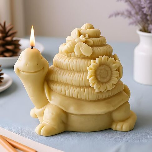 Snail Honeycomb Candle Mold Turtle Beehive Sunflower Silicone Candle Molds for Candles Making Resin Casting Aromatherapy Candles Handmade Wax Home Decor Set of 2 in Saudi Arabia