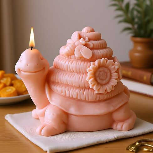 Snail Honeycomb Candle Mold Turtle Beehive Sunflower Silicone Candle Molds for Candles Making Resin Casting Aromatherapy Candles Handmade Wax Home Decor Set of 2 in Saudi Arabia