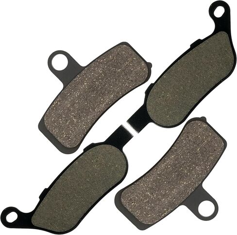 Caltric Front Rear Brake Pads Compatible with Harley Davidson Fld Dyna Switchback 2012-2016 in Kuwait