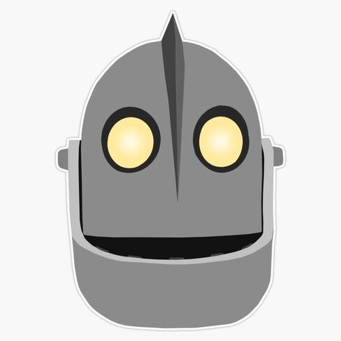 Iron Giant Vinyl Waterproof Sticker Decal Car Laptop Wall Window Bumper Sticker 5" in Kuwait