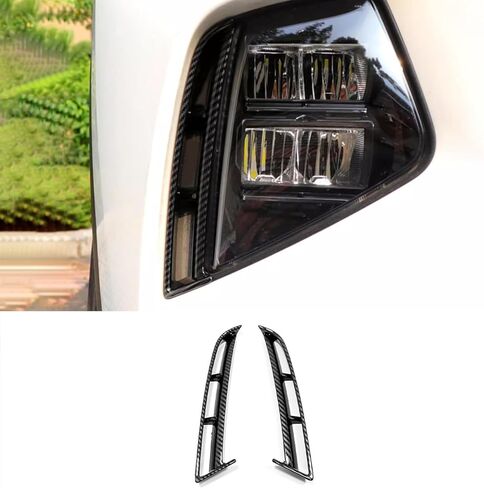 Car Accessories Fit for Hyundai Tucson 2026 2025 2024 2023 2022 Front Fog Light Lamp Cover Bezel Trims (Chrome) 2PCS ABS in Kuwait