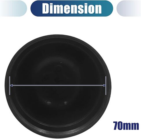 uxcell 2pcs 70mm Rubber Housing Seal Cap Dustproof Cover for Car LED Install in Kuwait
