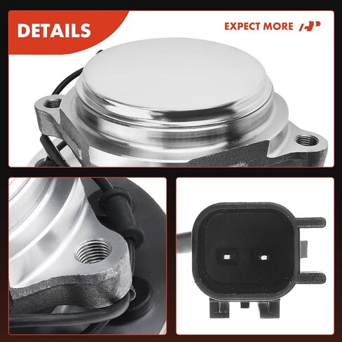 A-Premium Front Wheel Bearing and Hub Assembly with ABS & 8-Lug Compatible with Dodge Ram 2500 2009-2010, Ram 3500 2009-2010 & Ram 2500 2011, 3500 2011, RWD Only in Kuwait