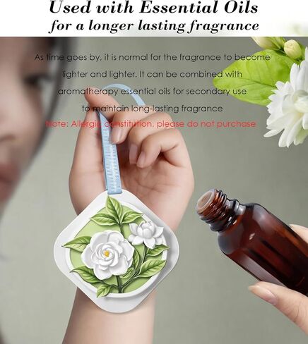 معطر هواء برائحة الشاي الأبيض للخزانة، والأدراج، والسيارة، وحقيبة الصالة الرياضية، وتخزين الكتان، وموزع روائح الزيوت العطرية، مزيل للرائحة يدوم لفترة أطول من أكياس العطور المنزلية للمساحات الصغيرة - عبوتان in Kuwait