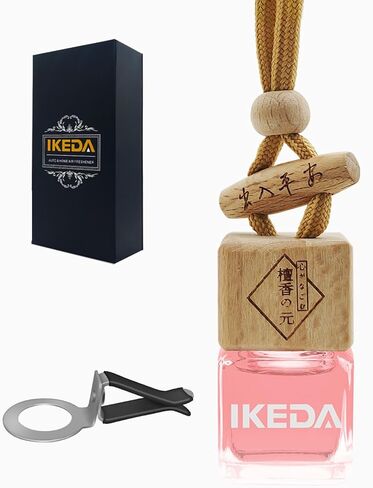ikeda fragrance Car Air Freshener | Long-Lasting Coffee Aromas | Car Scent Hanging with Vent Clip | Odor Eliminator Deodorizer for Automotive Women Men (Square-Coffee) in Kuwait