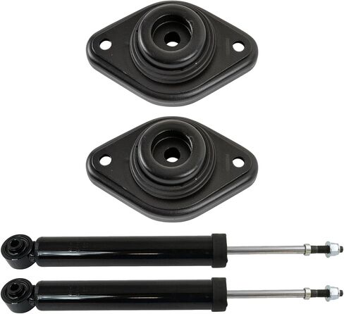 TRQ Rear Suspension Kit Shock Absorber Shock Mount Kit Compatible with 2013 INFINITI JX35 2014-2019 QX60 2013-2018 Nissan Pathfinder in Kuwait