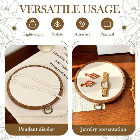 6 Pcs Embroidery Hoop Frame Set, Circle Hoop Ring Cross Stitch Hoop for Embroidery, Cross Stitch, Needlework, Art Craft Handy Sewing and Christmas Decoration (Size-6") in Saudi Arabia