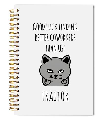Welshower Funny Coworker Leaving Spiral Notebook Journal, Farewell Goodbye Going Away Gifts for Coworkers, Funny Work Notebook, Good Luck Finding Better Coworkers Than Us Journal, 5.5x8.3 Inch in Kuwait