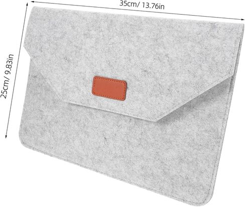 HOMSFOU Computer Bag Storage Pouch Laptop Sleeves Cover Felt Laptop Bag Notebook Protective Lining Shockproof Dustproof Scratchproof in Kuwait
