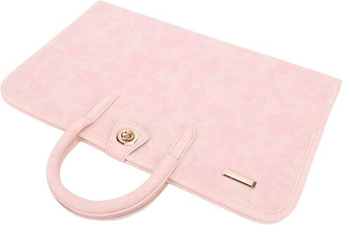 Buachois PU Leather Laptop Sleeve Case, Portable Protective Computer Bag Cover with Heat Dissipation for Office Travel Meeting Business Use 13 14 15 16 Inch in Kuwait