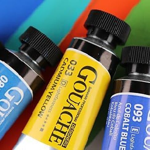ShinHan Professional Designer Gouache 15ml Tube 6 Colors Set - PRIMARY COLOR in Saudi Arabia