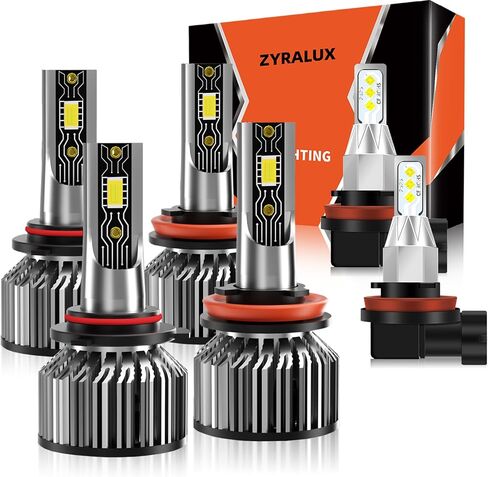Light Bulbs Compatible for 1999-2006 Chevy Silverado 1500 2500 3500 HD, 50000LM 600% Brightness Dual Application Bulbs Combo, Direct Installation - 4 Pack in Kuwait