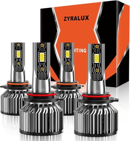Light Bulbs Compatible for 1999-2006 Chevy Silverado 1500 2500 3500 HD, 50000LM 600% Brightness Dual Application Bulbs Combo, Direct Installation - 4 Pack in Kuwait