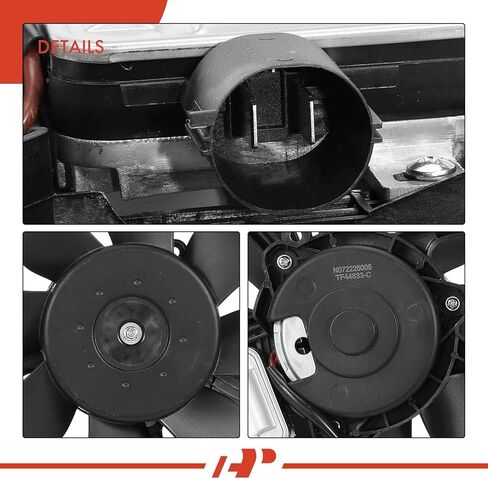 A-Premium Engine Radiator Cooling Fan Assembly Compatible with Select Land Rover Models - Discovery Sport 2015-2023 - Replace# LR044833 in Kuwait
