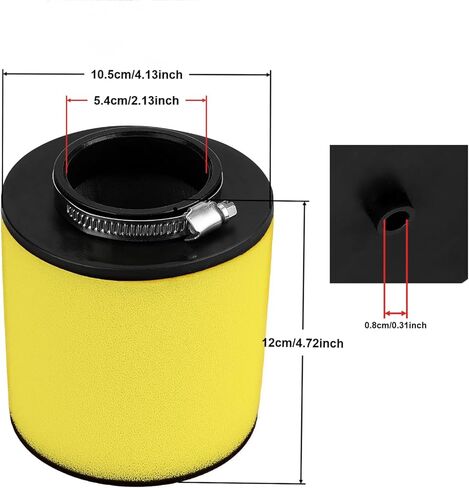 Recon 250 Air Filter 17254-HM8-000 for Honda TRX250 Recon 250 Sportrax 250 TRX250TE TRX250TM TRX200SX TRX250TE TRX250TM TRX 250 TRX250EX TRX250X ATV in Saudi Arabia