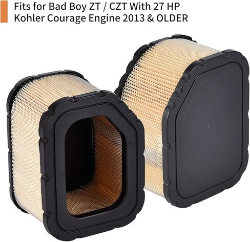 Air Filter with Pre Cleaner Compatible with Bad Boy ZT/CZT 2013 & Older 27 HP Replace Part# 063-8080-00 in Kuwait