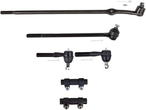 OCPTY - New 6-Piece fit for 1980-1985 for Ford Bronco F-100 F-150 F-250 F-350-1 Inner 2 Outer Tie Rod End 1 Tie Rod Adjusting Sleeve 1 Center Link 1 Front Tie Rod Adjusting Sleeve in Kuwait