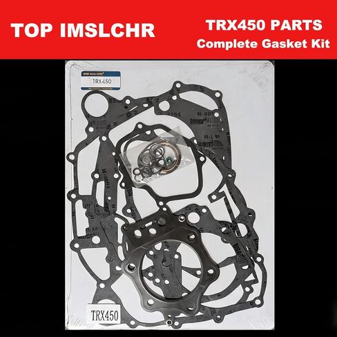 Engine Gasket Complete kit Compatibility with Honda Foreman 450 TRX450ES TRX450E TRX450FE TRX450FM 4x4 1998-2004, Black, Asbestos-Free Material in Kuwait
