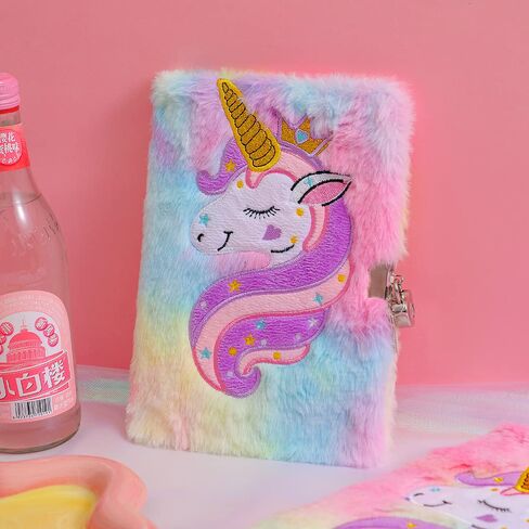 inheming Unicorn Notebook with Heart Shaped Lock, Cute Diary for Women Writing Travel Work Planner Organizer Secret Notebook in Kuwait