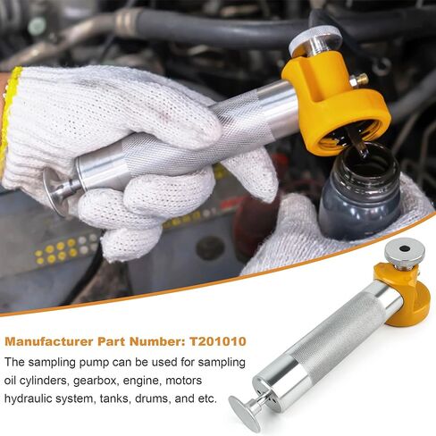 Oil Sampling Pump with Vacuum Release Valve - Compatible with 5/16-inch Hose, 3/16-inch Hose and 1/4-inch Hose (Most commonly Used) in Kuwait