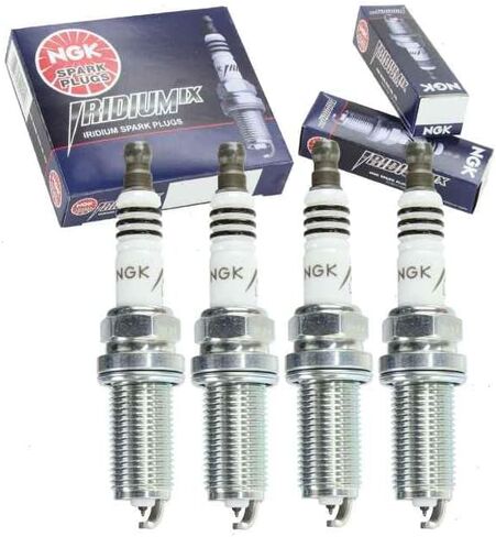 4 pc NGK Iridium IX Spark Plugs compatible with Fiat 500X 2.4L L4 2016-2018 in Saudi Arabia