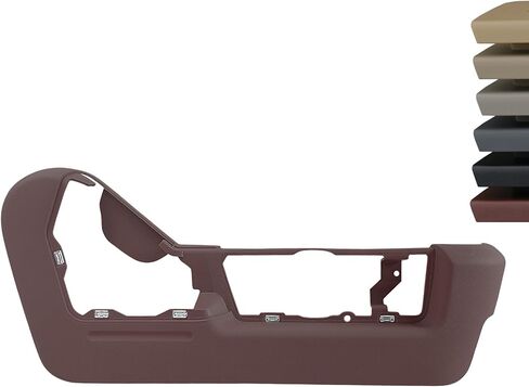 Driver Side Power Seat Trim Panel | for 2009-2014 Ford F150,2010-2014 Lincoln Mark LT Truck Accessories | Replaces 9L3Z-1662187-EA 9L3Z1662187EA Front Seat Plastic Cover Bezel (Black) in Kuwait