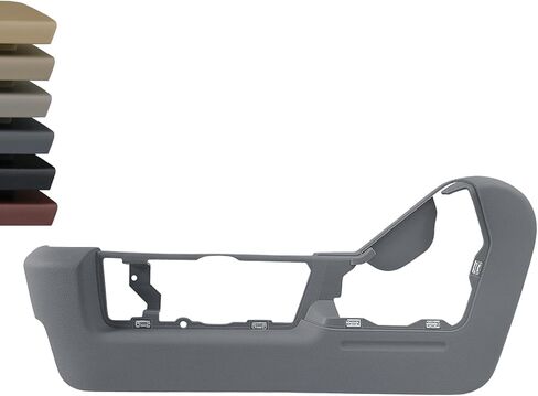 Driver Side Power Seat Trim Panel | for 2009-2014 Ford F150,2010-2014 Lincoln Mark LT Truck Accessories | Replaces 9L3Z-1662187-EA 9L3Z1662187EA Front Seat Plastic Cover Bezel (Black) in Kuwait
