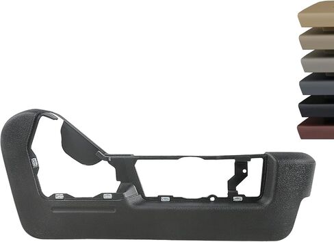 Driver Side Power Seat Trim Panel | for 2009-2014 Ford F150,2010-2014 Lincoln Mark LT Truck Accessories | Replaces 9L3Z-1662187-EA 9L3Z1662187EA Front Seat Plastic Cover Bezel (Black) in Kuwait