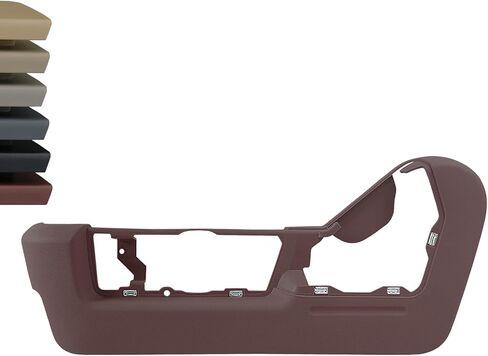 Driver Side Power Seat Trim Panel | for 2009-2014 Ford F150,2010-2014 Lincoln Mark LT Truck Accessories | Replaces 9L3Z-1662187-EA 9L3Z1662187EA Front Seat Plastic Cover Bezel (Black) in Kuwait