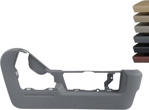Driver Side Power Seat Trim Panel | for 2009-2014 Ford F150,2010-2014 Lincoln Mark LT Truck Accessories | Replaces 9L3Z-1662187-EA 9L3Z1662187EA Front Seat Plastic Cover Bezel (Black) in Kuwait