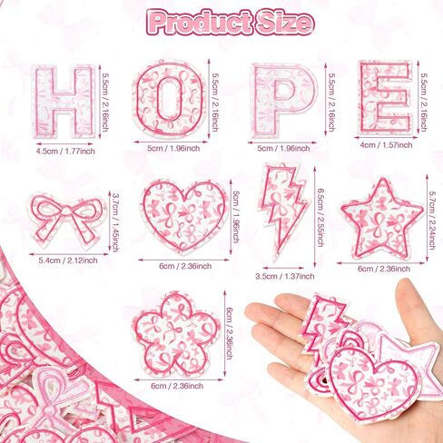 ANGOLIO Self-Adhesive Letter Patches for Kids Bags, 108Pcs Pink Bow Bowknot A-Z Alphabet Appliques, Cute Fabric Letters Sticker Stick on Patches for Clothing Jackets Jeans Caps Cosmetic Bag Pillowcase in Kuwait