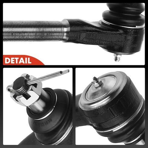 A-Premium Set of 6, Front Inner & Outer Tie Rod End Kit, Compatible with Dodge Ram 1500 2000-2001, Ram 2500 2000-2002, Ram 3500 2000-2002, RWD Only in Kuwait
